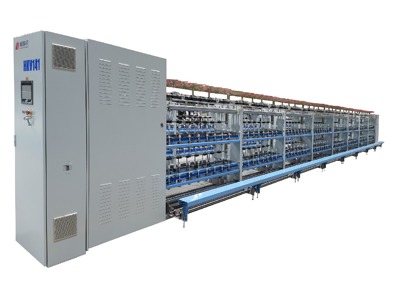 HKV141E型橡筋线包覆丝机